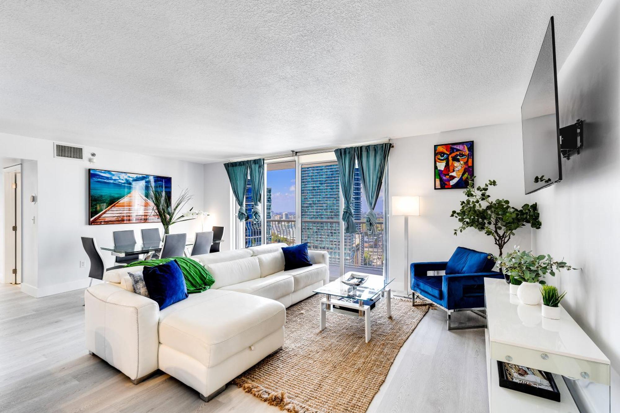 Upscale Brickell 3 Bedroom With Water Views And Free Parking Miami Ngoại thất bức ảnh
